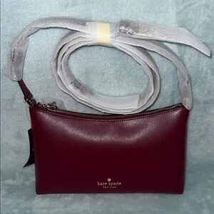 kate spade Burgundy Crossbody Bag